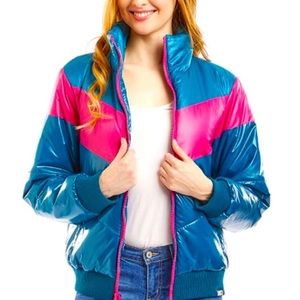 Juicy couture Colorblock puffer jacket